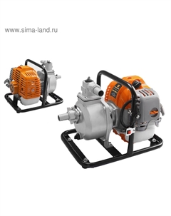 Мотопомпа Carver CGP 259-2, 2Т, 1.4 кВт/1.9 л.с., 51.2 см3, глубина 7 м, 150 л/мин