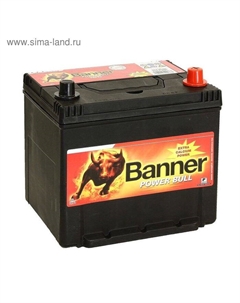 Автомобильный аккумулятор Banner 60 Ач Running Bull 560 01, обратная полярность