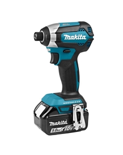 Дрель-шуруповерт DTD153RT, ударная, 18 В, 5 Ач, 3400 об/мин, 170 Нм, 6 г 1/4", кейс Makita