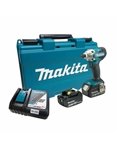 Дрель-шуруповерт DTD156RFE, ударная, 18 В, 2×3 Ач, 2500 об/мин, 6-ти г 1/4", кейс Makita