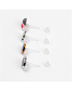 Серьги пусеты в коробке «Романтика», 50 пар, цвет МИКС Qf