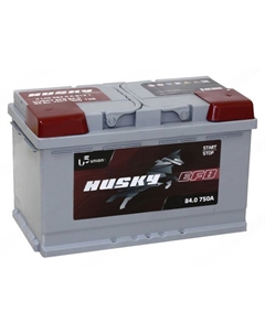 Автомобильный аккумулятор Husky EFB 84 Ач, 6СТ-84.0, обратная полярность
