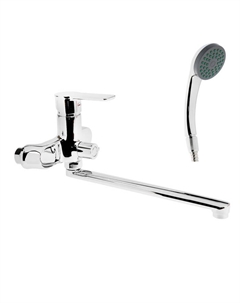 Смеситель для ванны Accoona А7164, однорычажный, хром