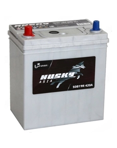 Автомобильный аккумулятор Husky Asia 42 Ач, 50B19R, прямая полярность
