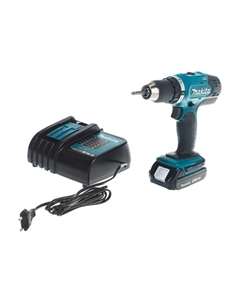 Дрель-шуруповерт DDF453SYX5, 18 В, 1.5 Ач, Li-ion, 400/1300 об/мин, 42/27 Нм Makita