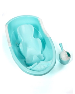 Набор для купания детский: ванночка 86 см, горка, ковш -лейка, голубой Альтернатива