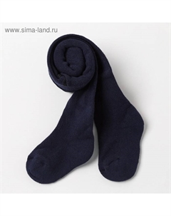 Колготки детские с махровым следом, цвет синий, рост 134-140 Носик