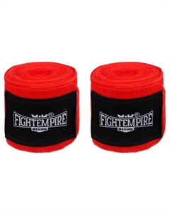Бинт боксёрский эластичный 4 м, цвет красный Fight empire