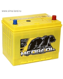Автомобильный аккумулятор Медведь Silver Ca/Ca 70 Ач, обратная полярность 85D26FL