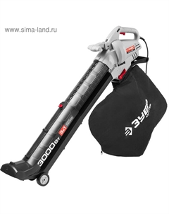 Пылесос - воздуходувка «ЗУБР» ЗПСЭ-3000, 3 кВт, 8000-15000 об/мин, сборник 45 л, 13.5 м3/мин Зубр