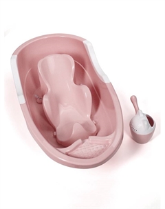 Набор для купания детский, ванна 86 см, горка, ковш-лейка, розовый Альтернатива