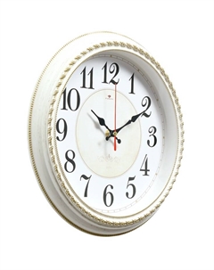 Часы настенные, интерьерные, бесшумные, d-28.5 см Рубин