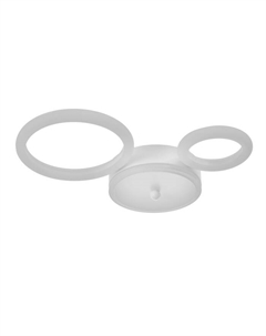 Люстра с ПДУ 2032/2 LED 54 Вт белый 55×28×4.5 см Bayerlux