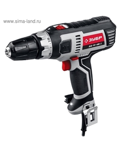 Дрель-шуруповерт «» ДШ-М1-400-2, 400 Вт, 1800 об/мин, 0.8-10 мм, реверс, подсветка Зубр