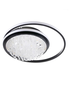 Люстра с ПДУ 1984/2 LED 110Вт 3000-6000К черный 45х45х18 см Bayerlux