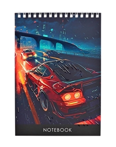 Набор блокнотов А5, 40 листов на гребне "MIX-12", обложка мелованный картон, блок офсет Calligrata