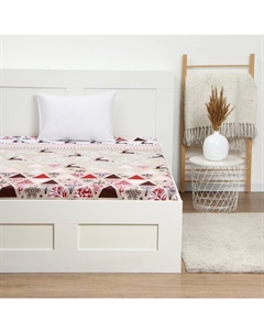 Простыня 150*220 см "Новогодний пэчворк", 100%хлопок, бязь, 125 гр/м2 Этель