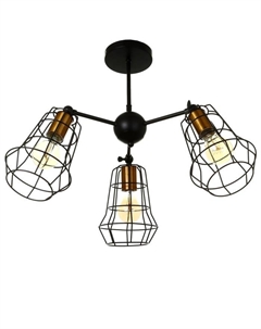Люстра 2210/3 E27 40 Вт черно-бронзовый 34.4×34.4×68 см Bayerlux
