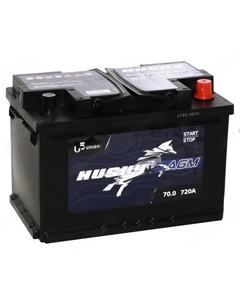 Автомобильный аккумулятор Husky AGM 70 Ач, обратная полярность