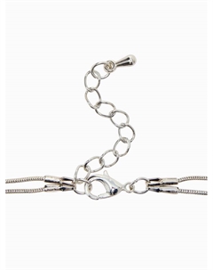 Кулон на цепочке «Цепь», меланхолия, сплетение круги и овалы, цвет серебро, 60 см Qf