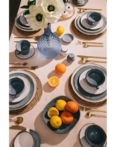 Салатник Alpine Frost, 880 мл, 19.9×19.5×5.3, фарфор, голубовато-серый Magistro