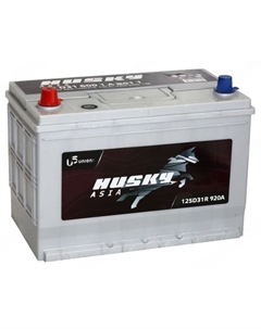 Автомобильный аккумулятор Husky Asia 100 Ач, 125D31R, прямая полярность