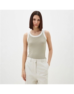 Майка женская размер S, зелёная Mist