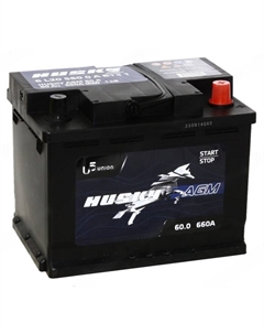 Автомобильный аккумулятор Husky AGM 60 Ач, обратная полярность