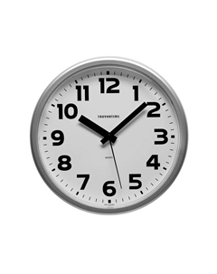 Часы настенные, серия: Классика, плавный ход, d=22.5 см, серые Troykatime