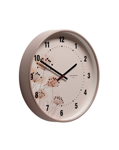 Часы настенные "Полевые цветы", плавный ход, d=30.5 см Troykatime