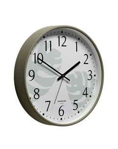 Часы настенные "Папоротник", плавный ход, d-30 см Troykatime