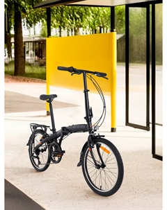 Велосипед складной Compact 2.0 20", собран на 98%, Черный Stern