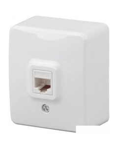 Розетка компьютерная Эксперт 11-3203-01 Б0020730 (белый) Эра