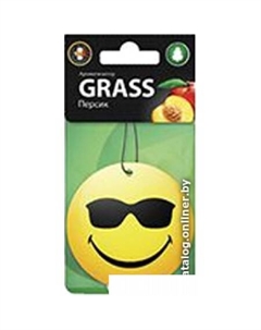 Картонный ароматизатор Смайл, персик ST-0398 Grass