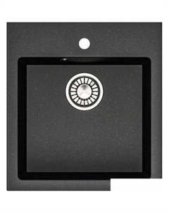 Кухонная мойка Карельский камень модель 38/Q4 (черный) Marrbaxx