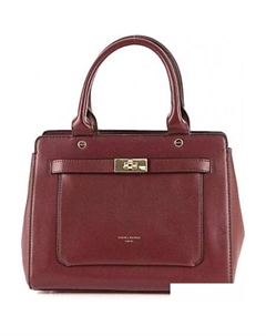 Женская сумка 823-CM6737-DBD (бордовый) David jones