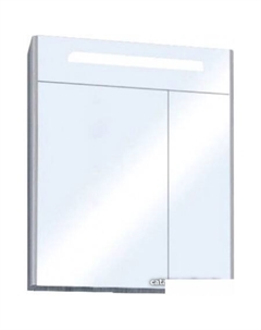 Мебель для ванных комнат Шкаф с зеркалом Сильва 60 (дуб фьорд) Акватон