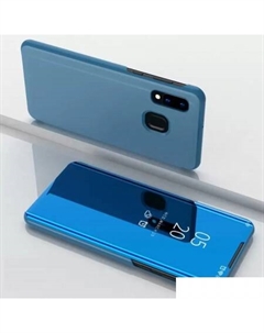 Чехол для телефона Smart view для Samsung Galaxy A40 (синий) Case