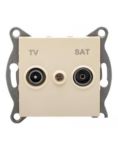 Розетка телевизионная Ugra С11ТS1-003 Gusi electric