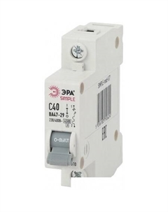 Выключатель автоматический Simple-Mod-07 ВА47-29 1P 40А 4.5кА C Б0039224 Эра