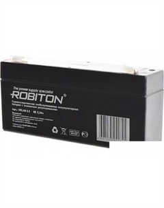 Аккумулятор для ИБП VRLA6-3.3 (6В/3.3 Ач) Robiton