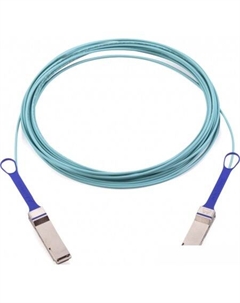 Кабель QSFP28 - QSFP28 MFA1A00-C010 (10 м, голубой) Mellanox
