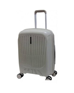Чемодан-спиннер 23107 (S, светло-серый) Mironpan