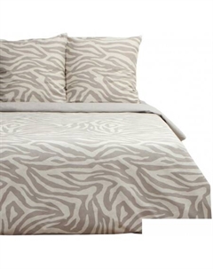 Постельное белье Beige Zebra Евро 9946990 Этель