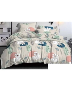 Постельное белье №50-020 2.0 с европростыней (полисатин) Pandora