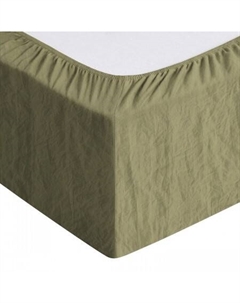 Постельное белье Мятка 90x200x30 (17-0627 олива) Бояртекс