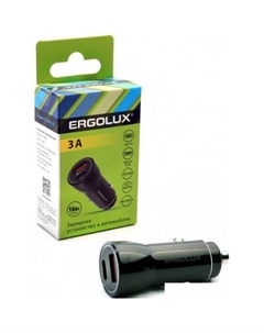 Автомобильное зарядное ELX-CA01-C02 Ergolux
