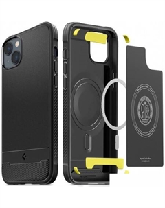 Чехол для телефона Rugged Armor (MagFit) для iPhone 14 ACS05036 (черный) Spigen