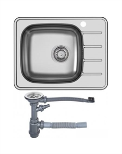 Кухонная мойка Гранд GRM600.480-GT6K 2L (с сифоном S701) Ukinox