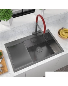 Кухонная мойка ZRN 5080 Premium R PVD Gunblack Zorg